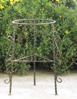 estructura metalica para maceta